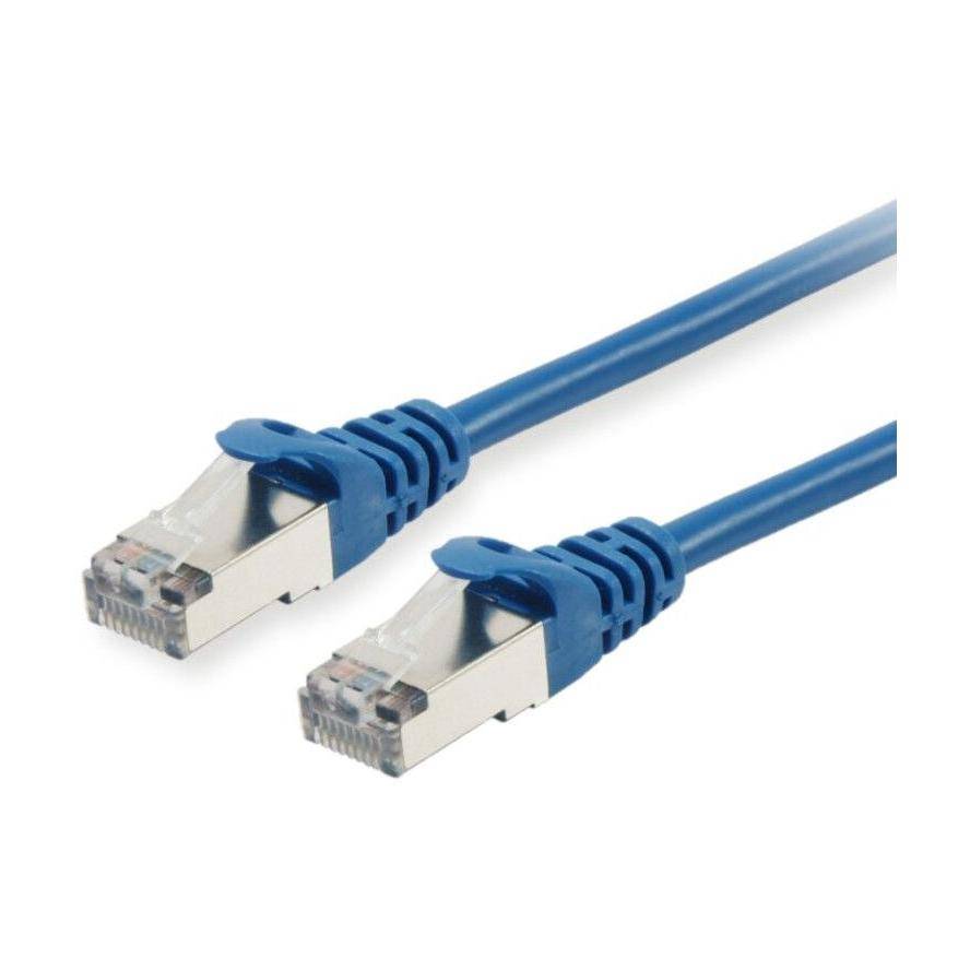EQUIP Patchkabel RJ45 S/FTP Cat6A 0.25m blau (SSTP)PIM