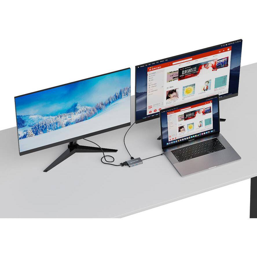 Conceptronic DONN21G - Dockingstation - USB-C 3.2 Gen 1