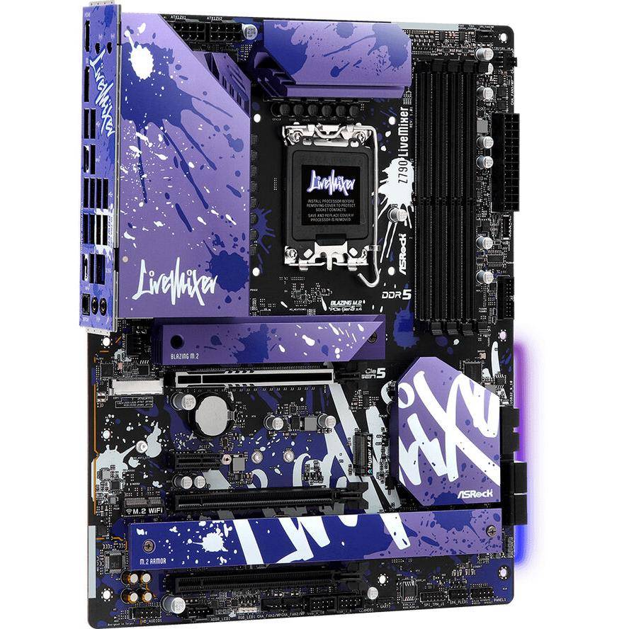 ASRock Z790 LiveMixer Mainboard Sockel (PC) Intel® LGA 1700 Formfaktor (Details) ATX Mainboard-Chipsatz Intel® Z790