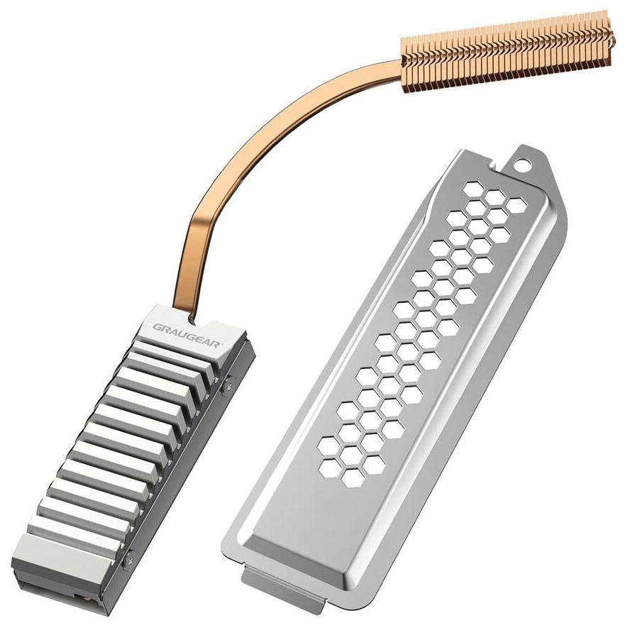 GrauGear Kühlkoerper SSD M.2NVMe für PS5 - HDD-Kühler - 7 mm