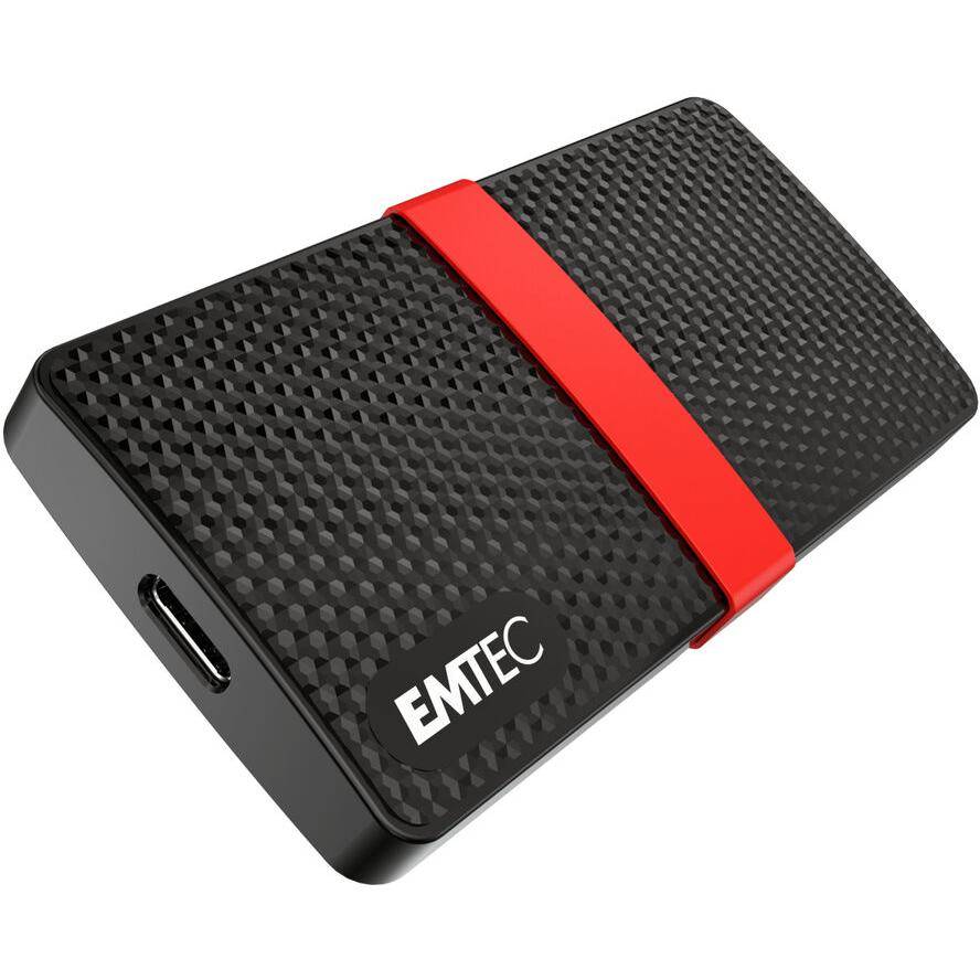 EMTEC X200 - SSD - 2 TB - extern (tragbar) - USB 3.2 Gen 1 (USB-C Steckverbinder)