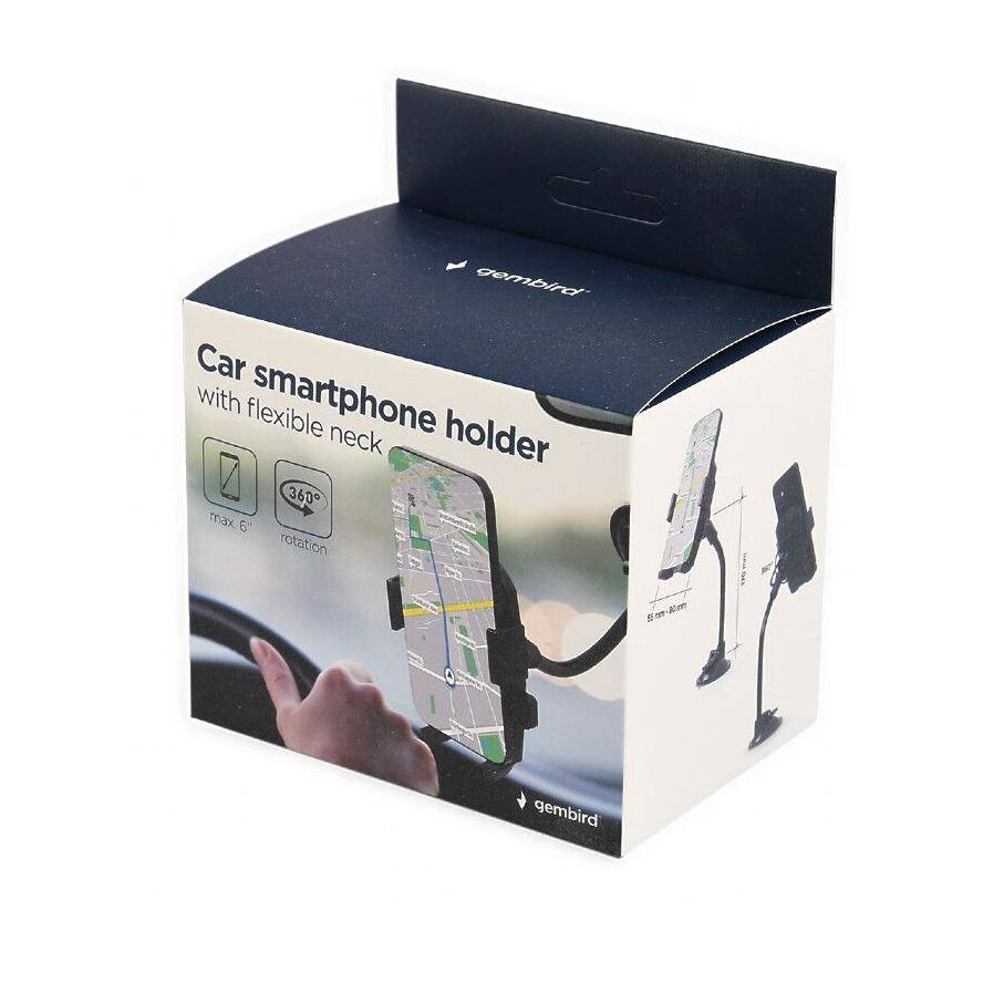 gembird Auto-Smartphone-Halterung mit flexiblem Hals