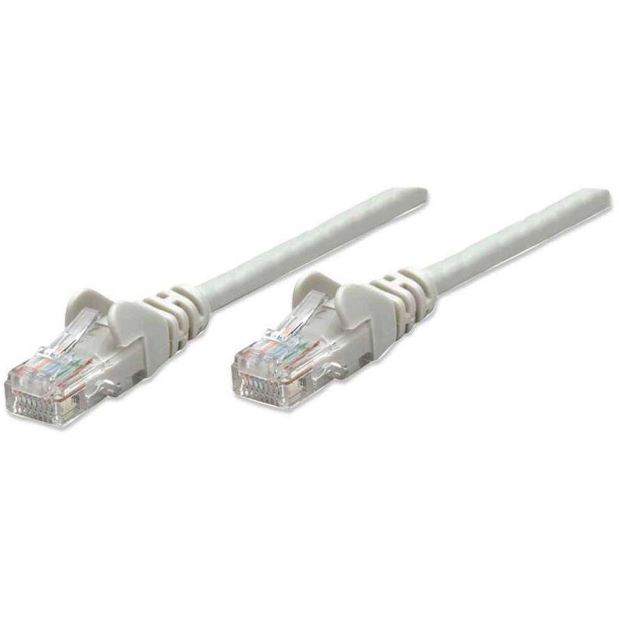 Intellinet 319768 RJ45 Netzwerkkabel, Patchkabel CAT 5e U/UTP 3.00 m Grau 1 St.