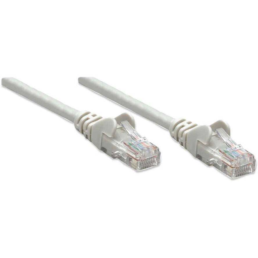 Intellinet 319768 RJ45 Netzwerkkabel, Patchkabel CAT 5e U/UTP 3.00 m Grau 1 St.