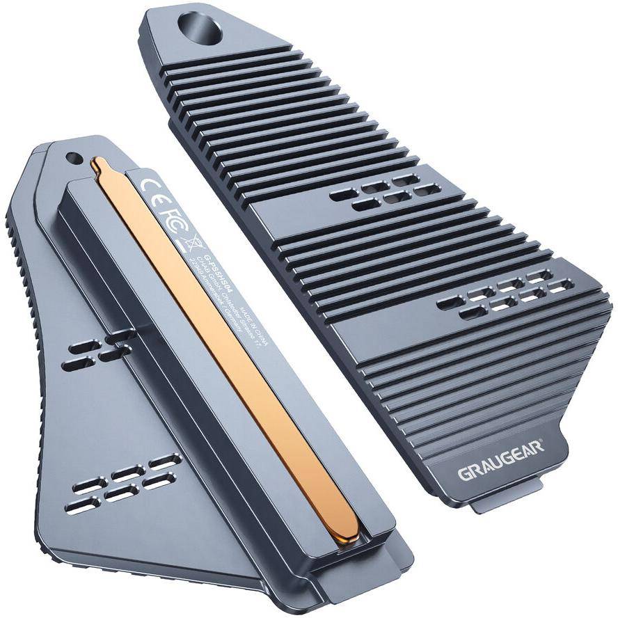 GrauGear Kühlkoerper SSD M.2NVMe 2230.2242.2260.2280 für PS5 retail - HDD-Kühler