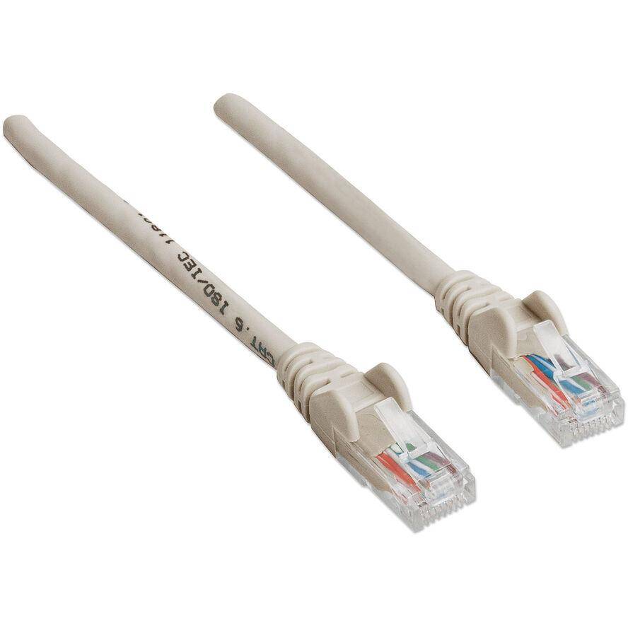 Intellinet 336741 RJ45 Netzwerkkabel, Patchkabel CAT 6 U/UTP 20.00 m Grau 1 St.