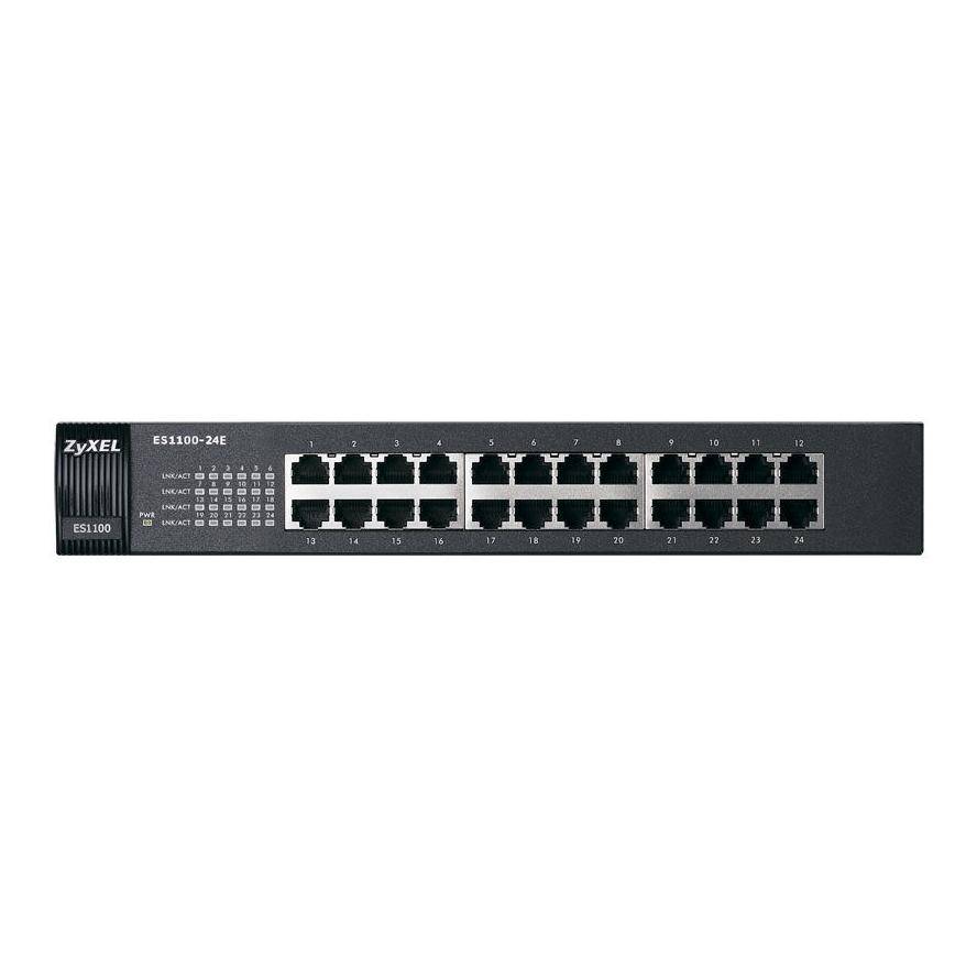 ZyXEL ES-1100-24E - Switch - unmanaged - 24 x 10/100