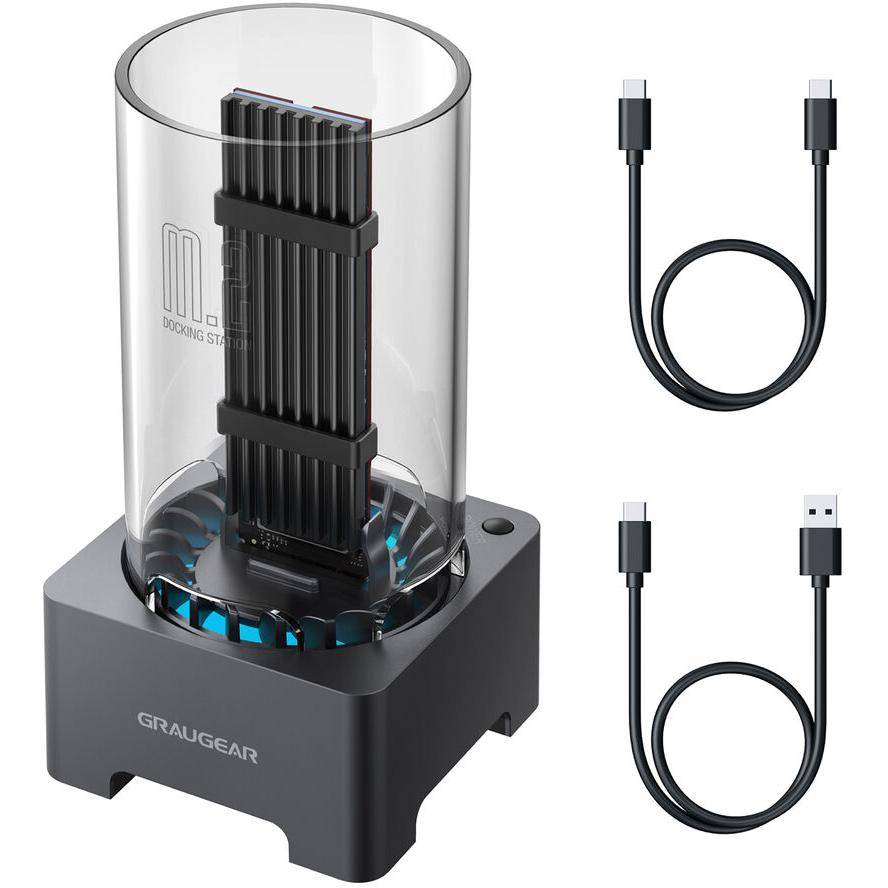 GrauGear Docking Station für m.2 SSD NVMe/NGFF