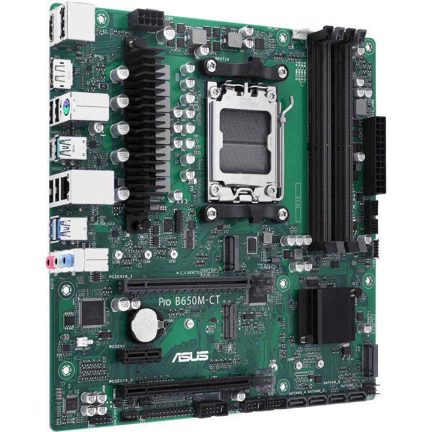 ASUS PRO B650M-CT-CSM - Motherboard - micro ATX - Socket AM5 - AMD B650 Chipsatz - USB-C 3.2 Gen2, USB 3.2 Gen 2, USB 3.