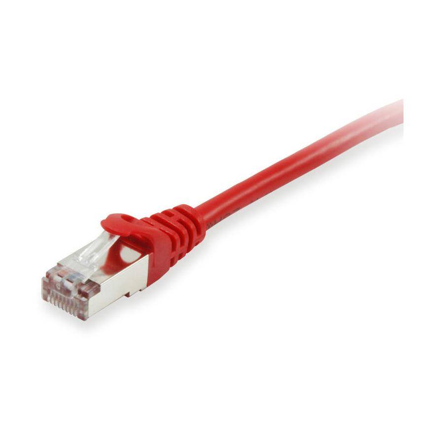 Equip 605524 RJ45 Netzwerkkabel, Patchkabel CAT 6 S/FTP 5.00 m Rot vergoldete Steckkontakte 1 St.