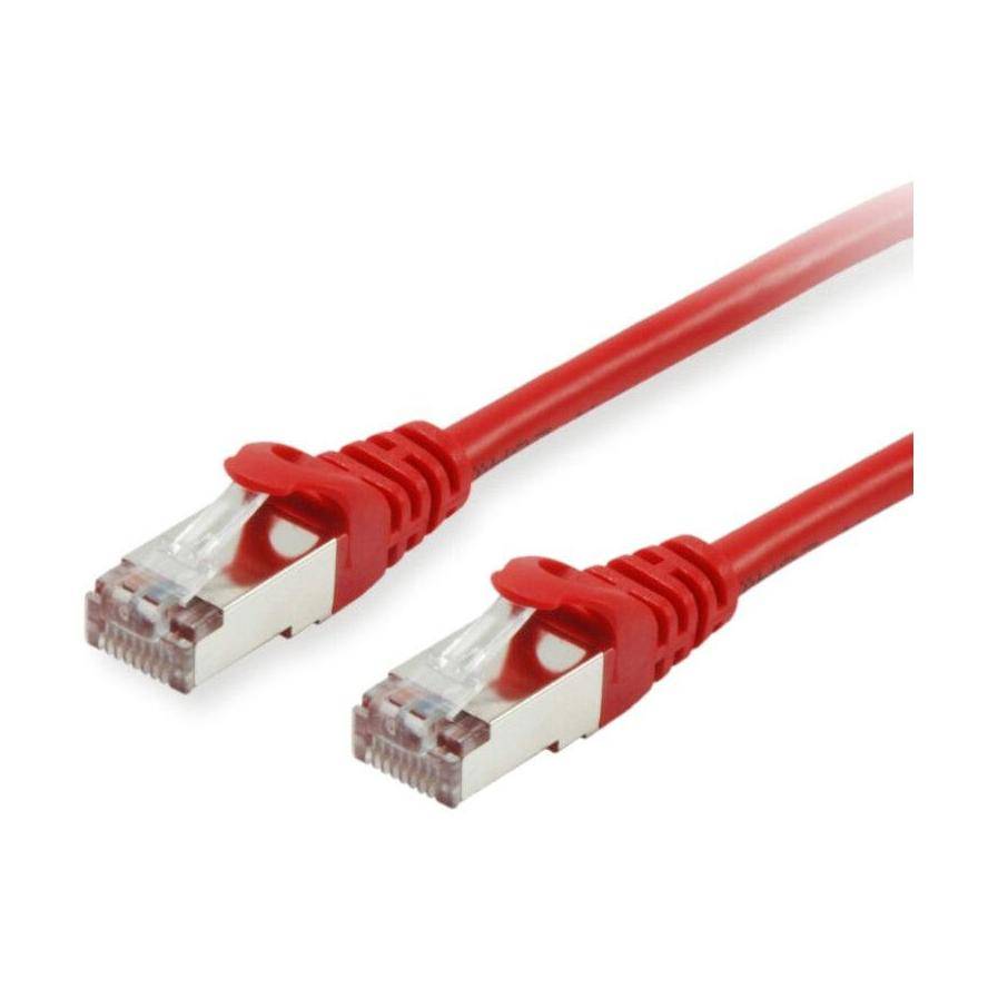 Equip 605524 RJ45 Netzwerkkabel, Patchkabel CAT 6 S/FTP 5.00 m Rot vergoldete Steckkontakte 1 St.