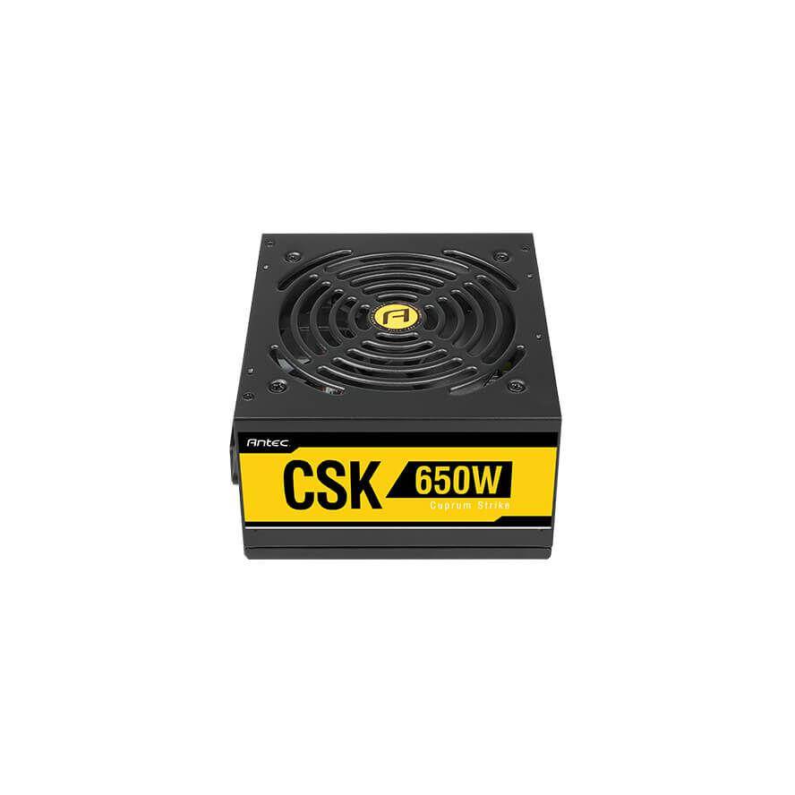 Antec CSK650, 650 W, 100 - 240 V, 50/60 Hz, 10 - 5 A, 10 A, 5 A