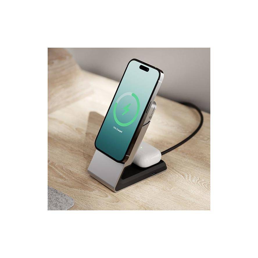 ALOGIC Matrix - Kabelloses Ladegerät - 2-in-1 - 15 Watt (magnetisch)