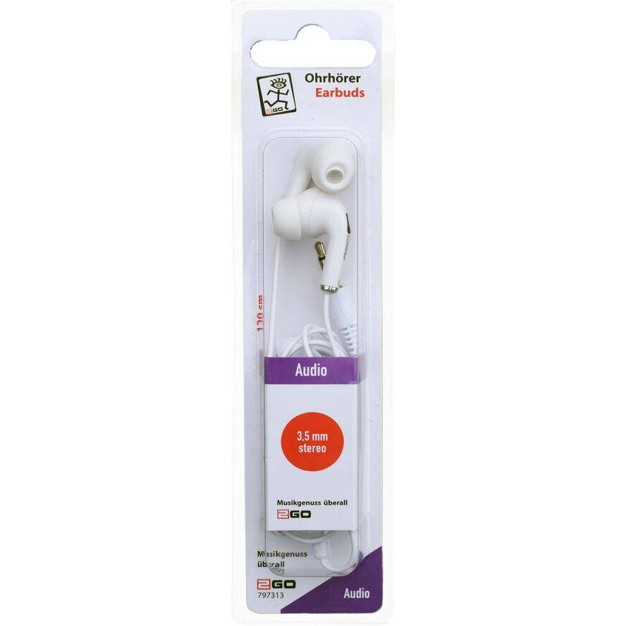 2GO In Ear Kopfhörer Stereo weiß Eingabe / Ausgabe & Headsets