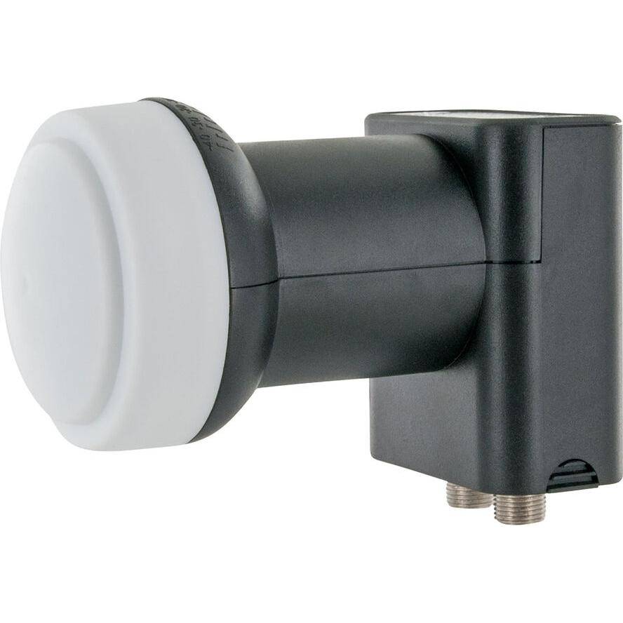 Schwaiger LNB2 Twin-LNB Teilnehmer-Anzahl: 2 Feedaufnahme: 40 mm Hellgrau, Weiß
