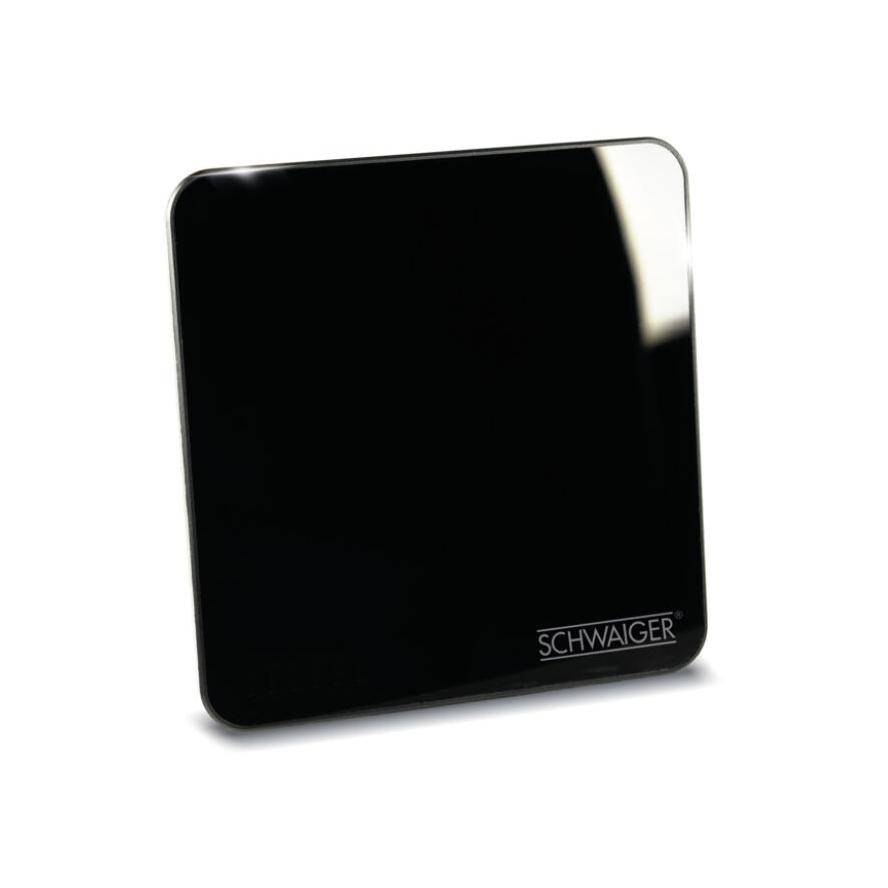 Schwaiger ZA8970011 Aktive DVB-T/T2 Flachantenne Innenbereich Verstärkung: 45 dB Schwarz