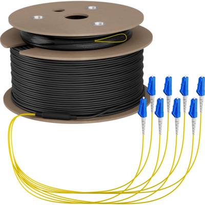 EFB ELEKTRONIK - Trunkkabel U-DQ ZN BH OS2 8E 1x8 LC-LC 90m Dca LSZH - Kabel - 90 m - Kabel - 90 m