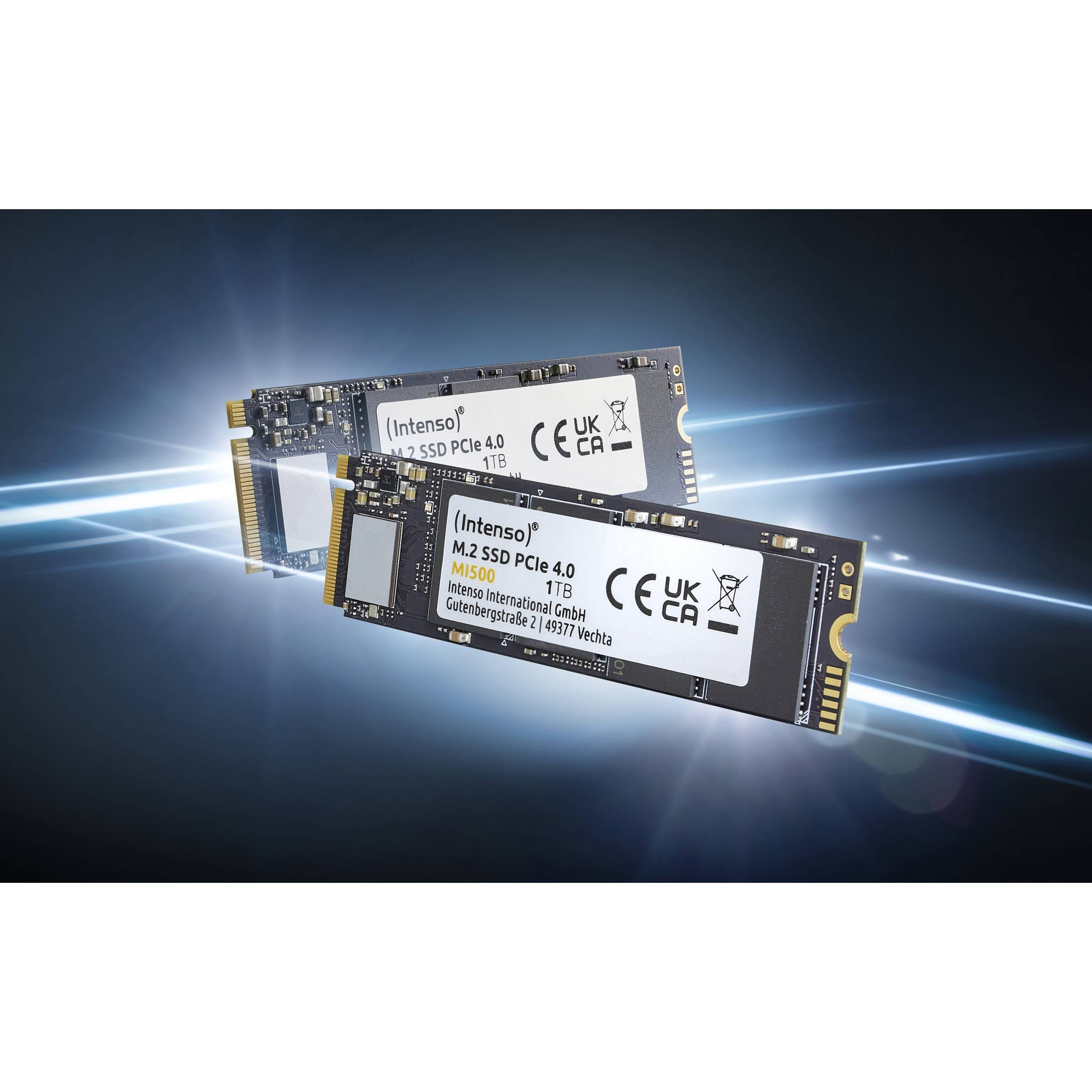 Intenso 500 GB Interne M.2 PCIe NVMe SSD 2280 PCIe NVMe 4.0 x4 Retail 3836450