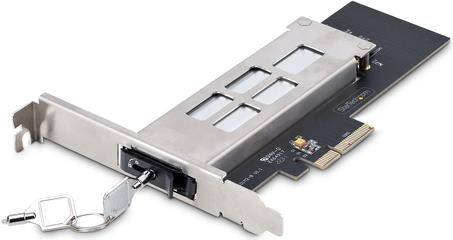 StarTech.com M.2 NVMe SSD to PCIe x4 Mobile Rack/Backplane with Removable Tray for PCI Express Expansion Slot, Tool-less