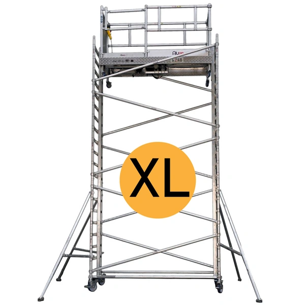 Lockhard Fahrgerüst Alulift XL 7 Meter elektrisch höhenverstellbar Lockhard Fahrgerüst Alulift XL 7 Meter elektrisch höhenverstellbar