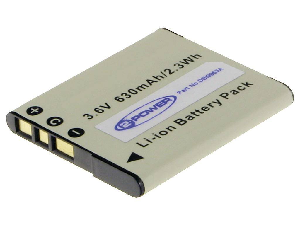 2-power Digital Camera Battery 3.6V 630mAh