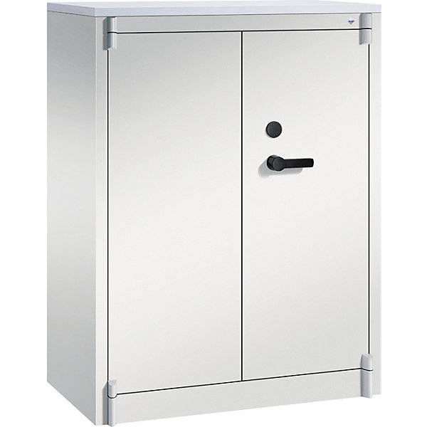 Feuerschutzschrank Certos gemäß DIN 4102 HxBxT 1226 x 926 x 500 mm Korpus/Tür lichtgrau. C+P 794655 49