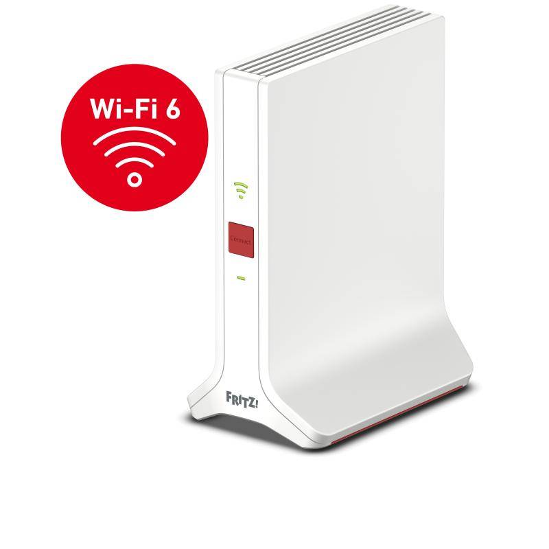 FRITZ! AVM FRITZ! Repeater 3000 AX - Wi-Fi-Range-Extender - 1GbE - Wi-Fi 6 - 2,4 GHz (1 Band)