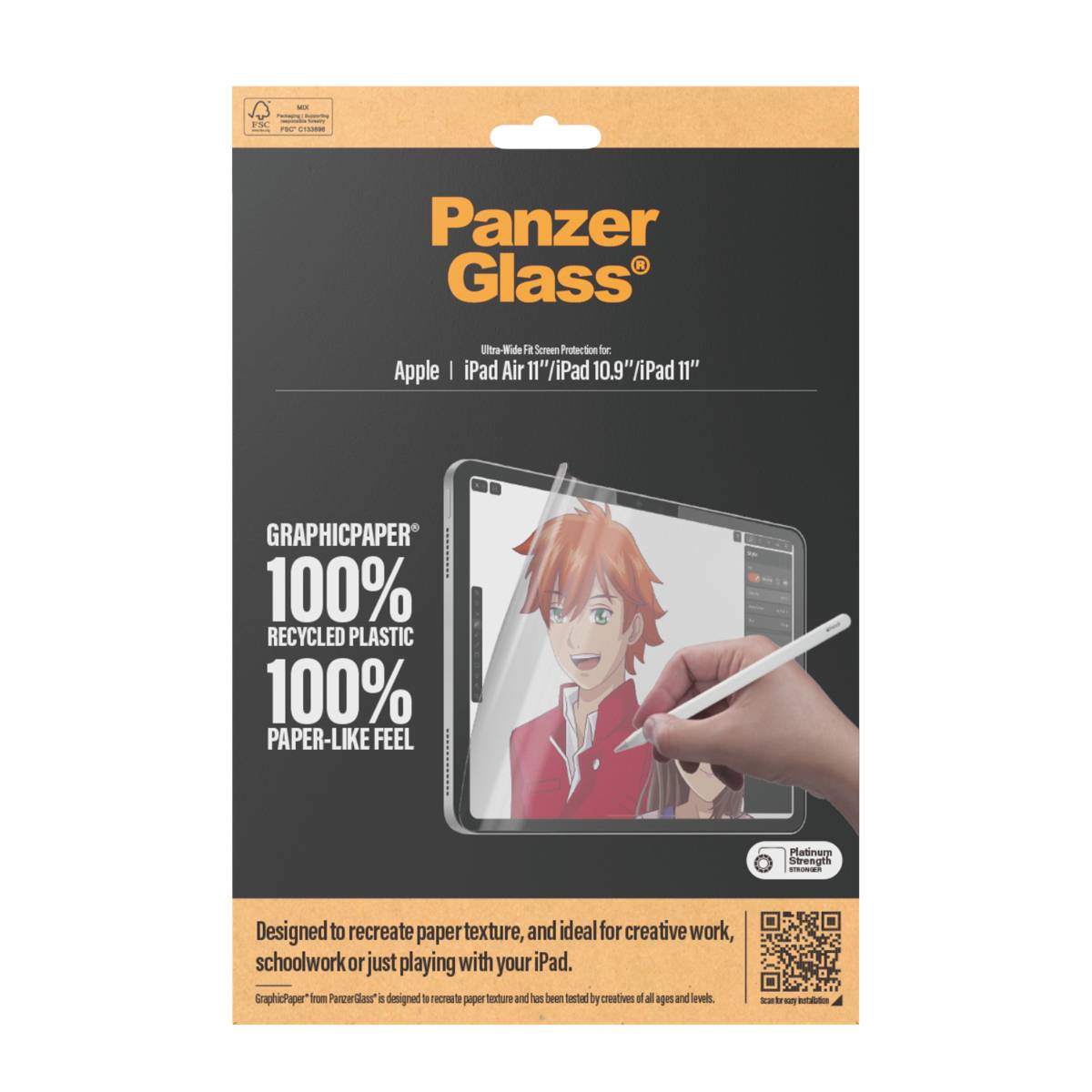 PanzerGlass Ultra-Wide Fit Displayschutzglas Apple iPad 10.9" (10. Gen, 2022) 1 St. 2834
