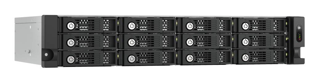 QNAP Festplatten-Array - 12 Schächte (SATA-600) - SAS 12Gb/s (extern) - Rack - e