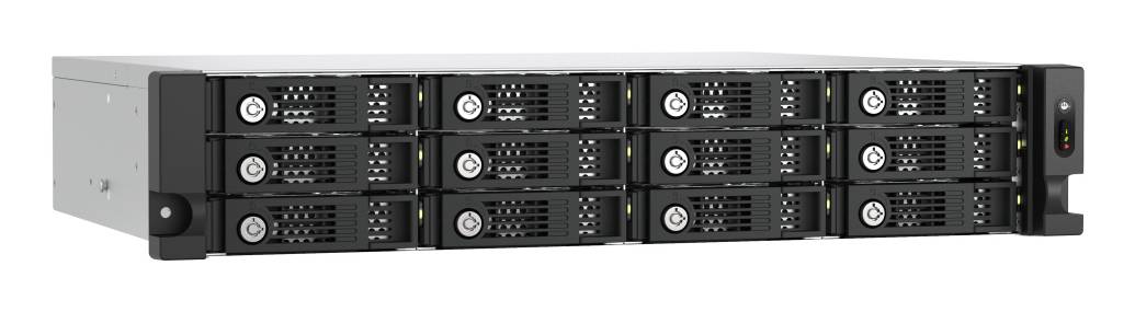 QNAP Festplatten-Array - 12 Schächte (SATA-600) - SAS 12Gb/s (extern) - Rack - e
