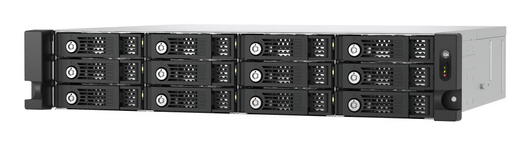 QNAP Festplatten-Array - 12 Schächte (SATA-600) - SAS 12Gb/s (extern) - Rack - e