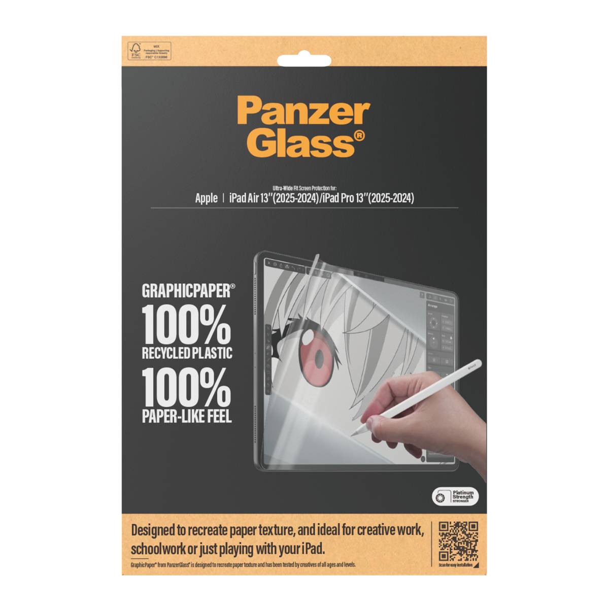 PanzerGlass Ultra-Wide Fit Displayschutzglas Apple iPad Air 13" (M2, 2024) 1 St. 2836