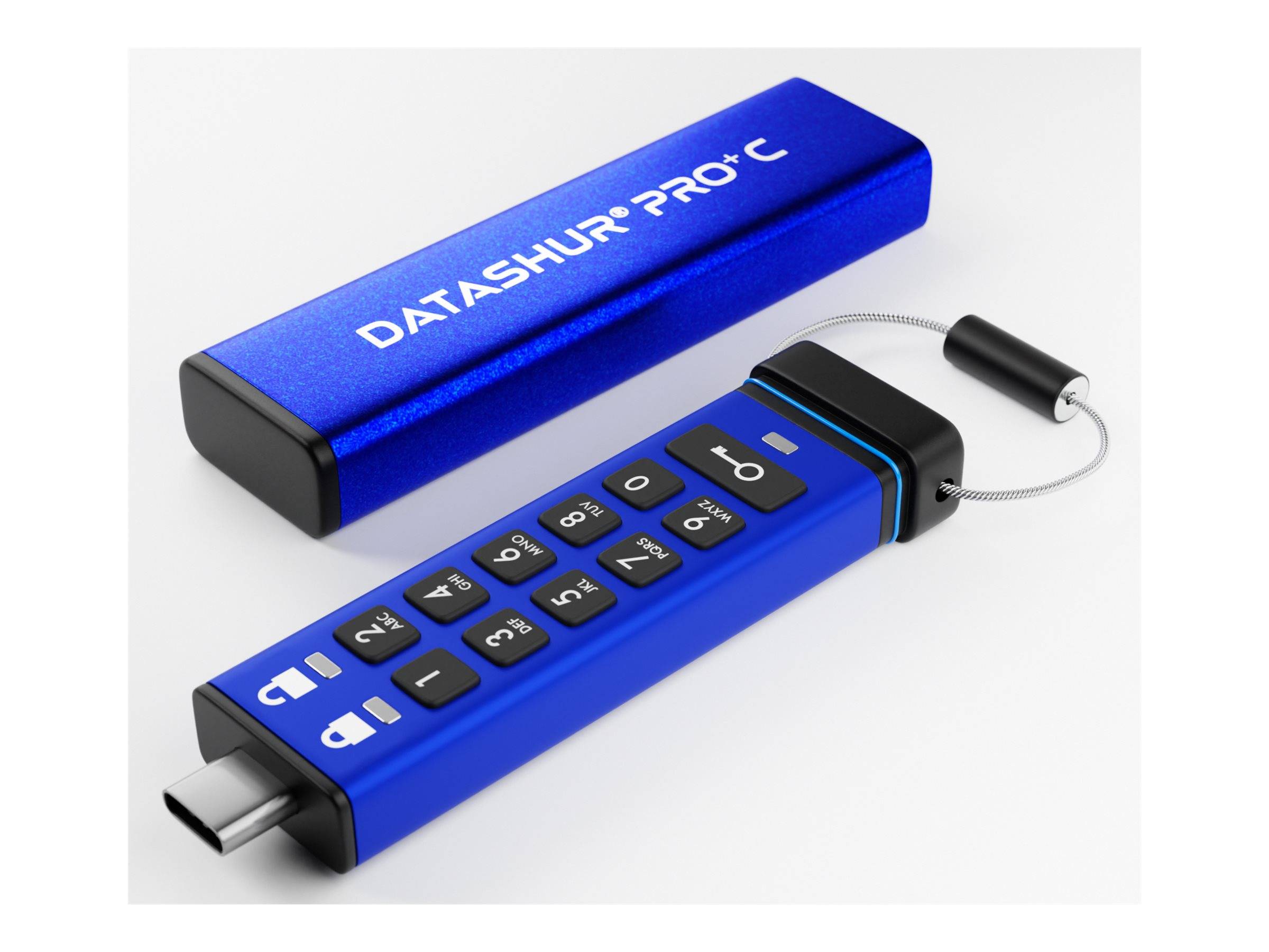 iStorage datAshur PRO+ C USB-Flash-Laufwerk verschlüsselt 256 GB USB 3.2 Gen 1