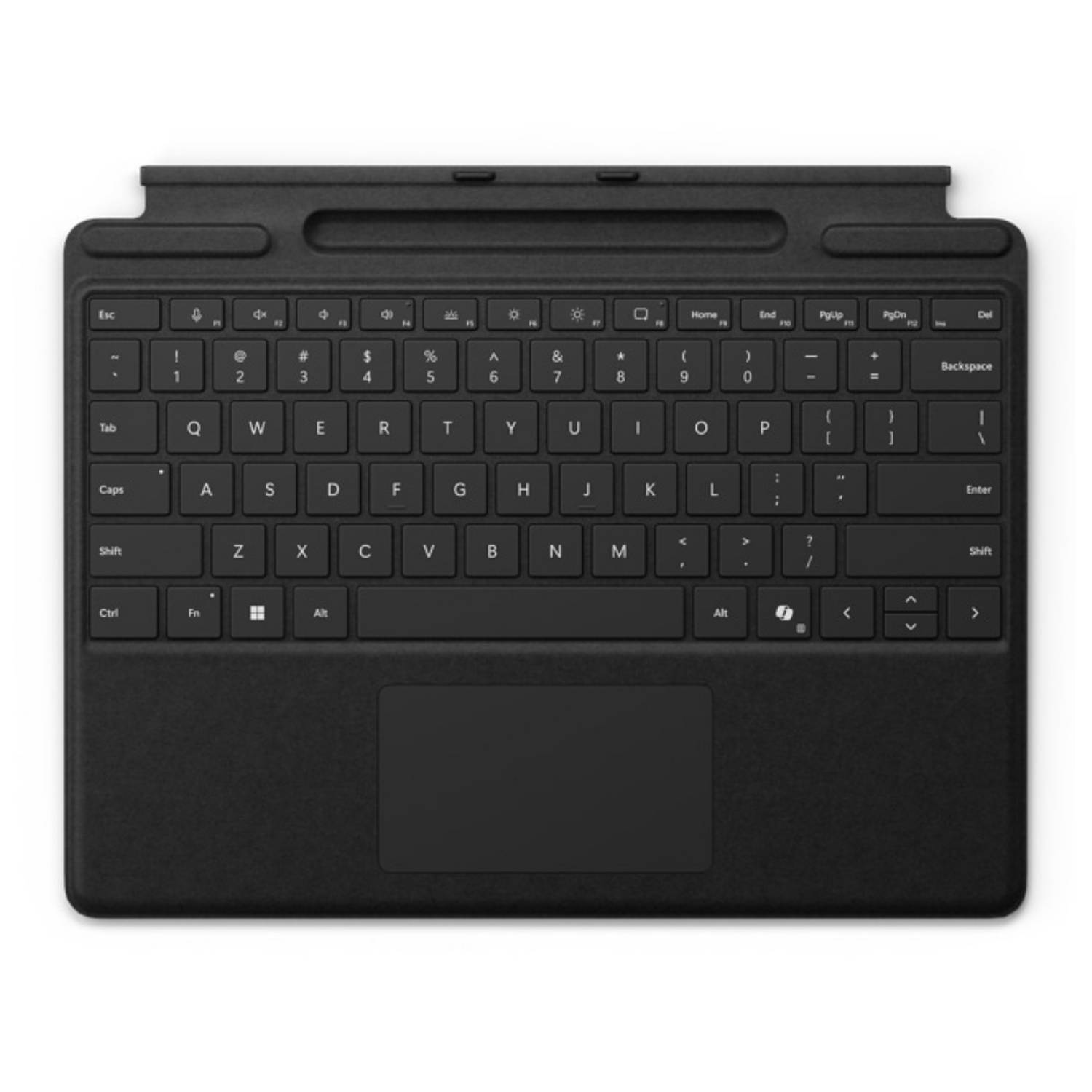 Microsoft Surface Pro Keyboard mit Stiftaufbewahrung, schwarz, DE