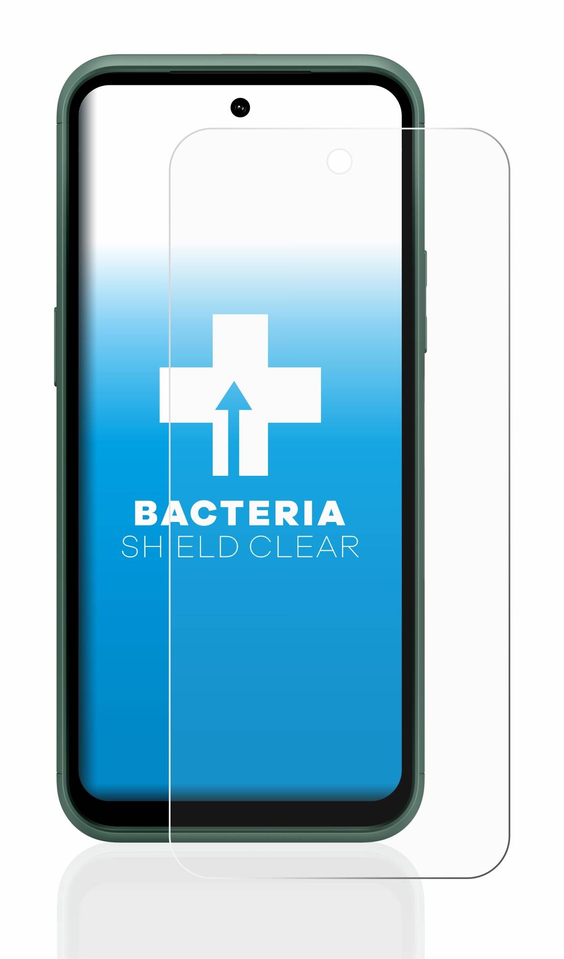 upscreen Bacteria Shield Schutzfolie für Nokia XR21 - Antibakteriell