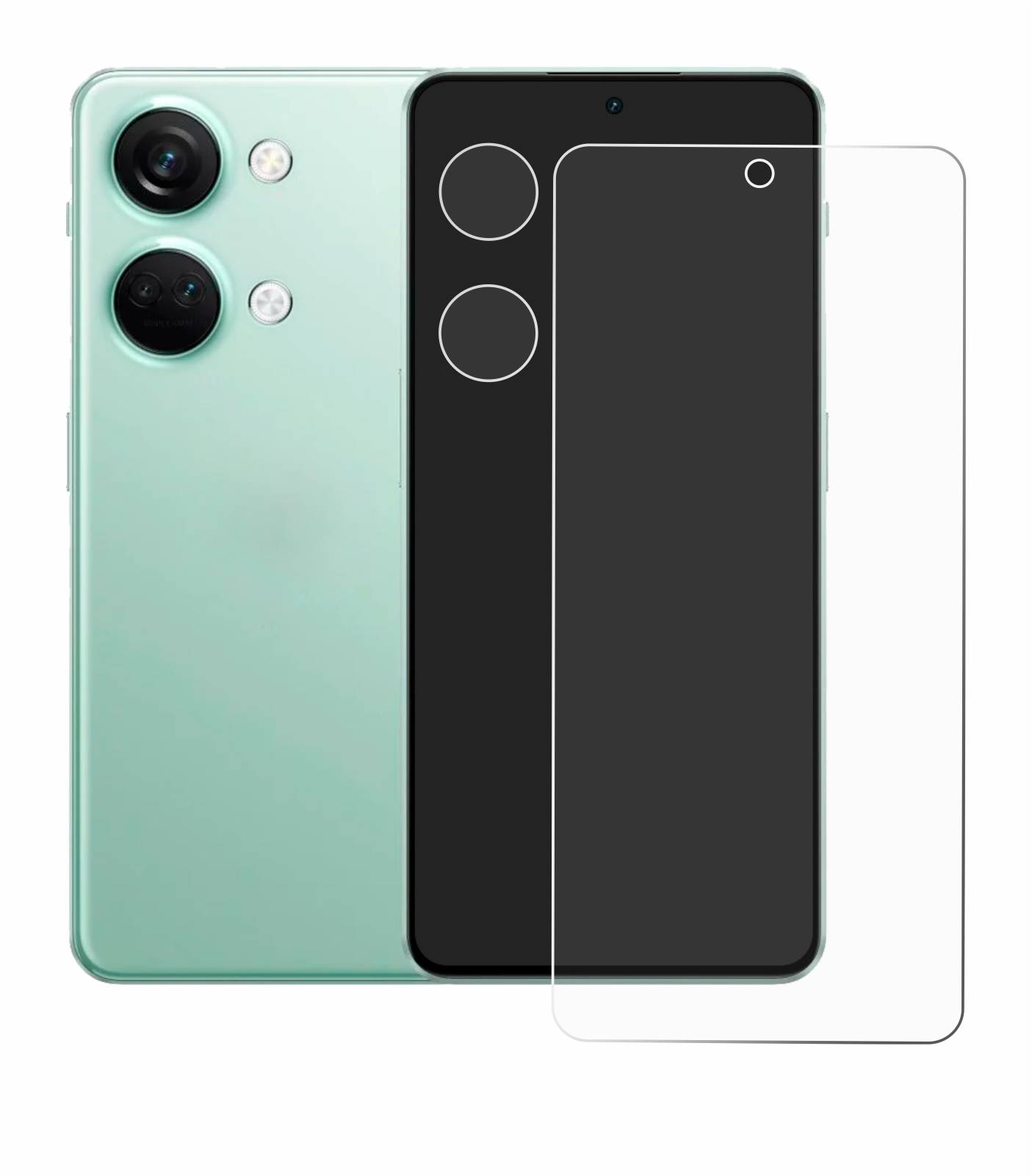 upscreen Scratch Shield Schutzfolie für OnePlus Nord 3 5G (Display+Kamera)