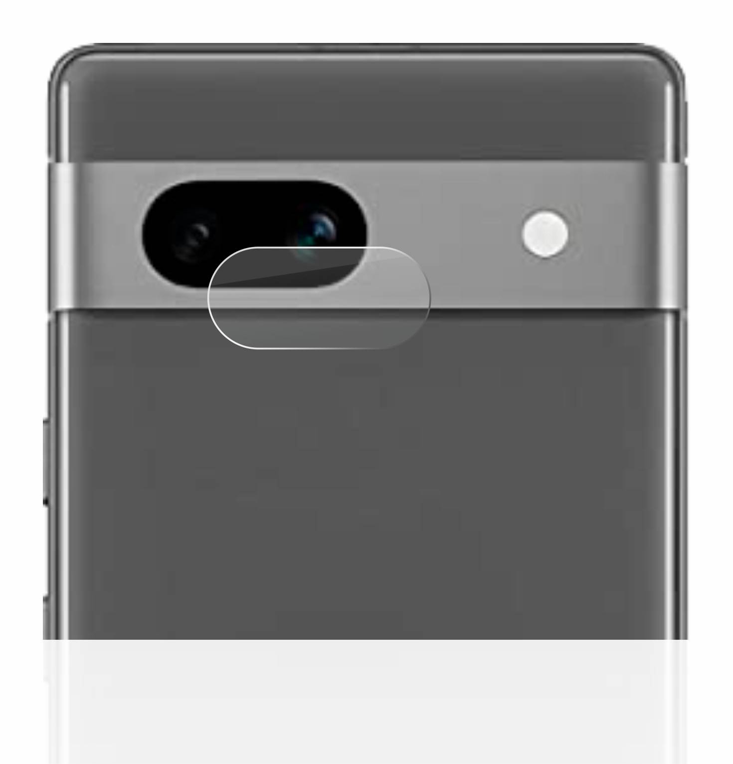 upscreen Hybrid Glas Schutz-Folie für Google Pixel 7a (NUR Kameraschutz)