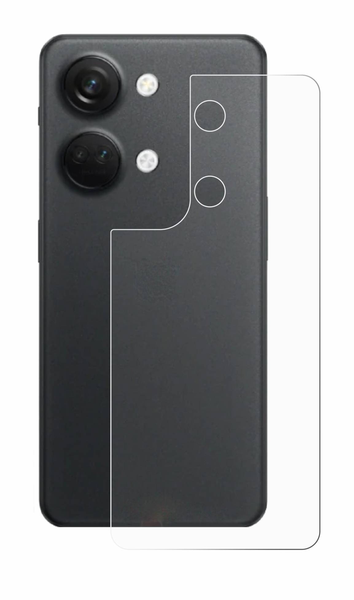 upscreen Scratch Shield Schutzfolie für OnePlus Nord 3 5G (Rückseite)