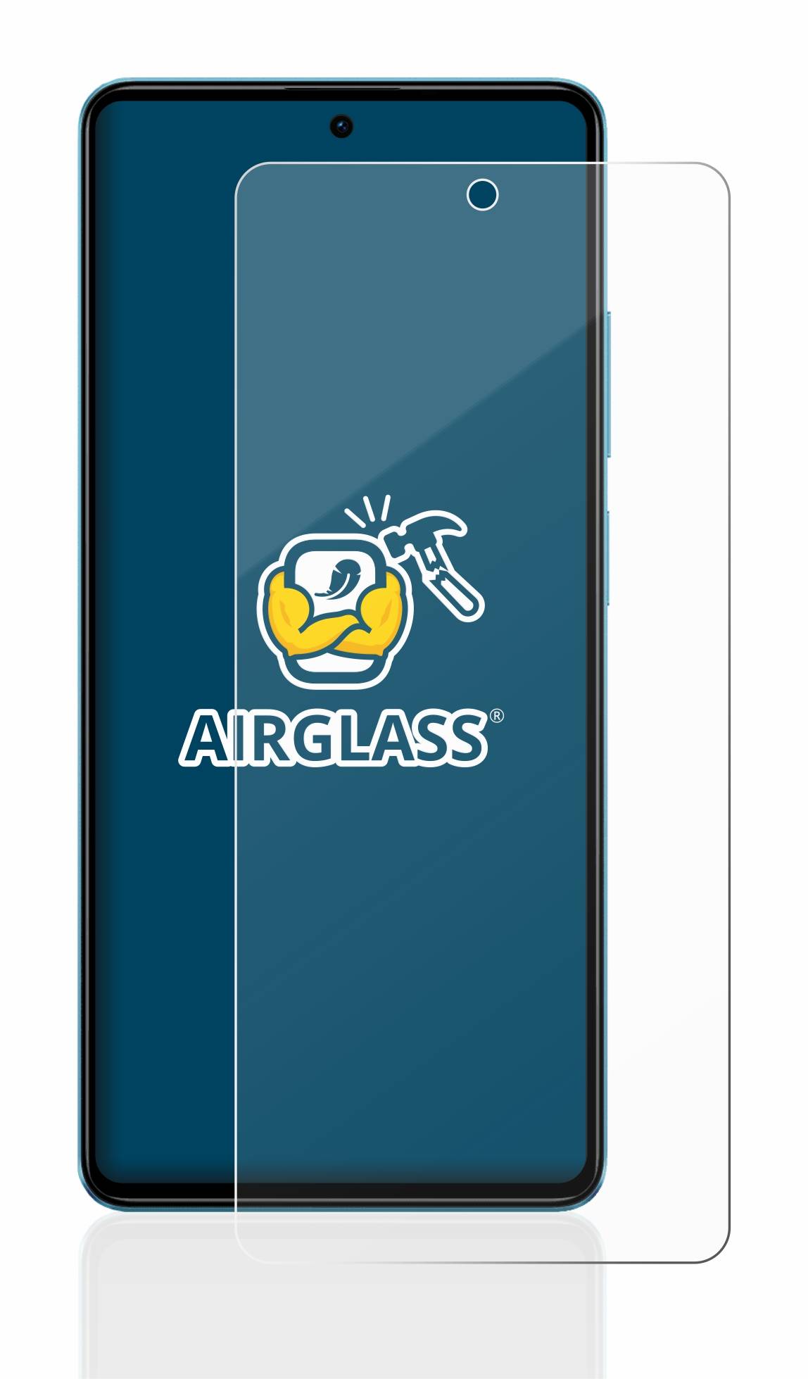 BROTECT AirGlass Glas Schutz-Folie für Xiaomi Poco F5 - Schutzglas