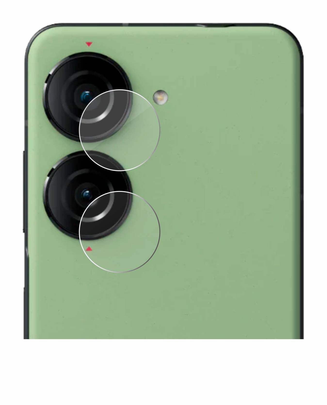 BROTECT AirGlass Glas Schutz-Folie für ASUS ZenFone 10 (NUR Kameraschutz) - Schutzglas