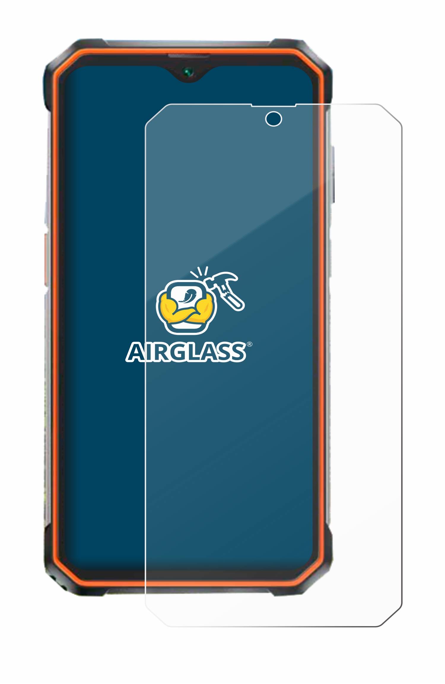 BROTECT AirGlass Flexible Schutz Glas Folie für Blackview BV9200 Klar Transparent