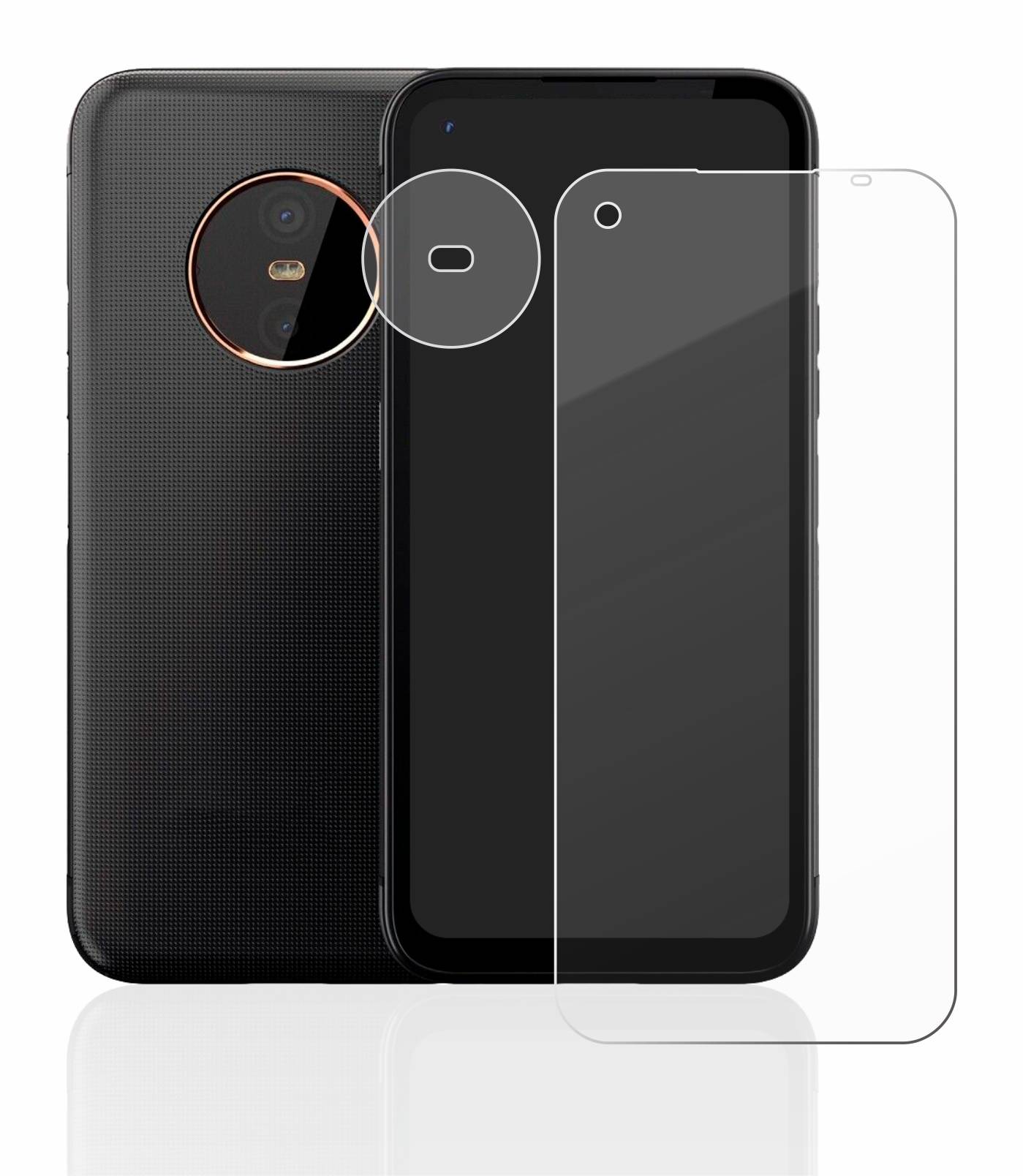 BROTECT AirGlass Glas Schutz-Folie für Gigaset GX6 (Display+Kamera) - Schutzglas