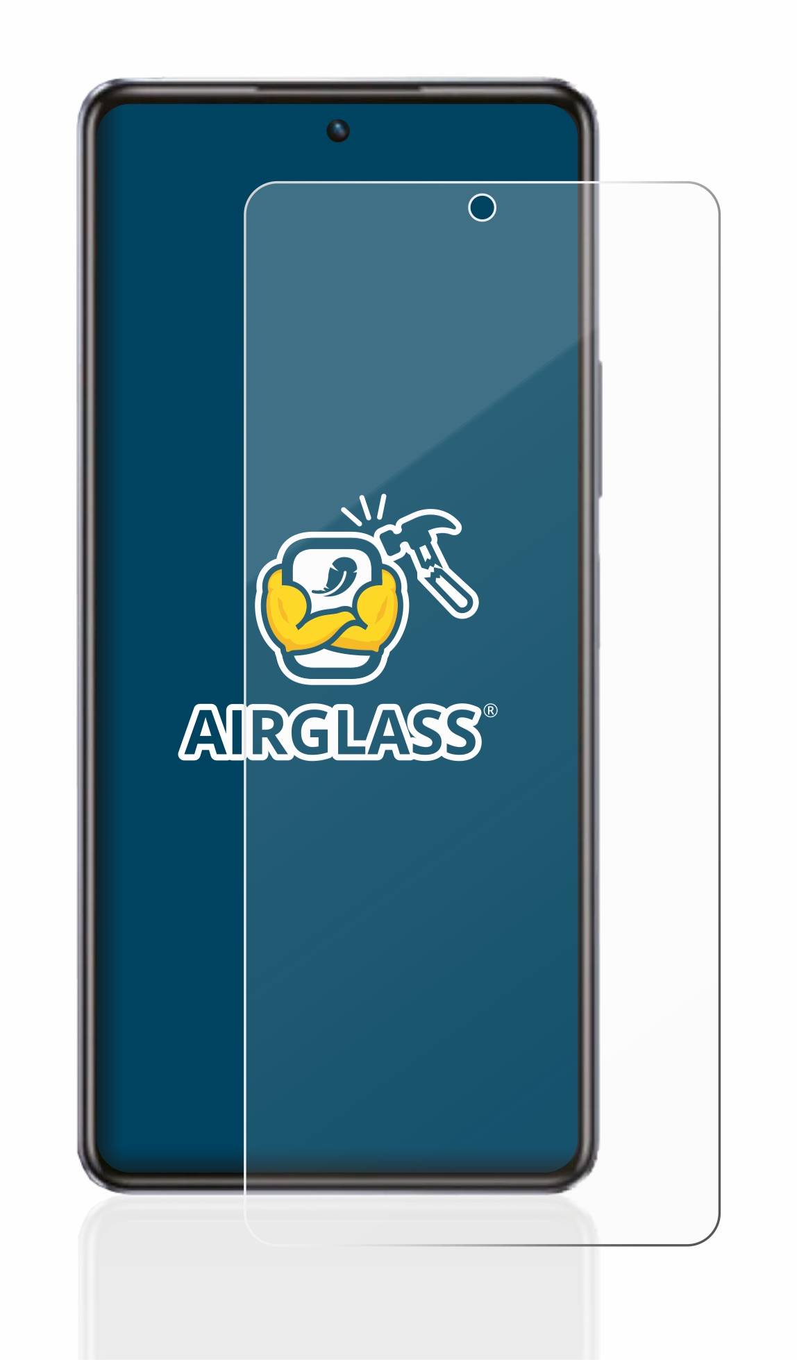BROTECT AirGlass Flexible Schutz Glas Folie für Infinix Note 30 Pro Klar Transparent