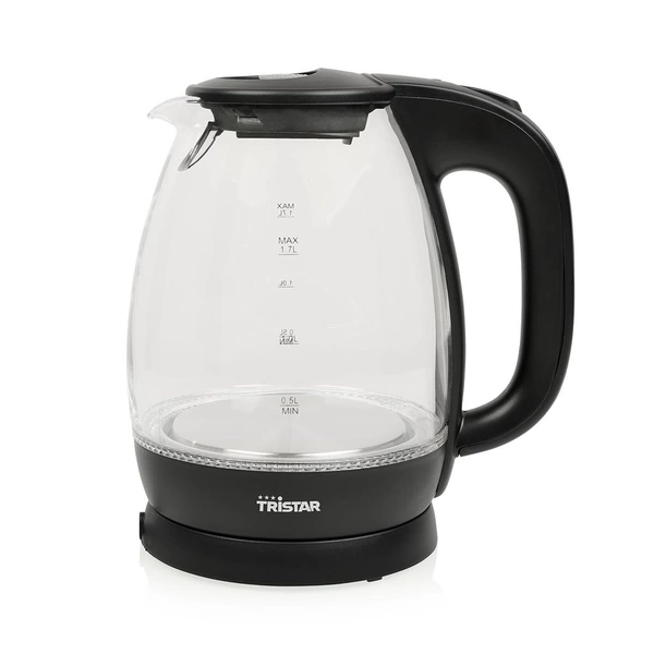 Tristar WK-3405 Wasserkocher Glas, Schwarz Fassungsvermögen: 1.7l Tristar WK-3405 Wasserkocher Glas, Schwarz Fassungsvermögen: 1.7l