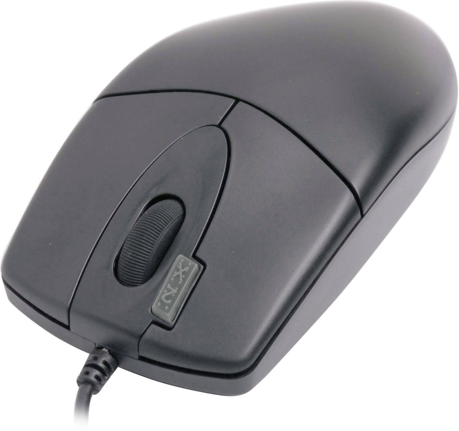 A4 Tech OP-620D Maus USB Optisch Schwarz 800 dpi