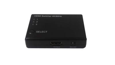 EFB ELEKTRONIK - HDMI Switch 3-Port unterstützt 3D/1080p HDCP inkl. Fernbedienung - 3-Port