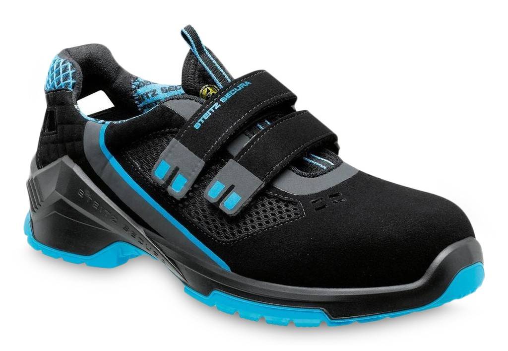Steitz Secura Sicherheitssandale VD Pro 1000 SF S1P ESD SRC DGUV Gr. 41 schwarz/blau