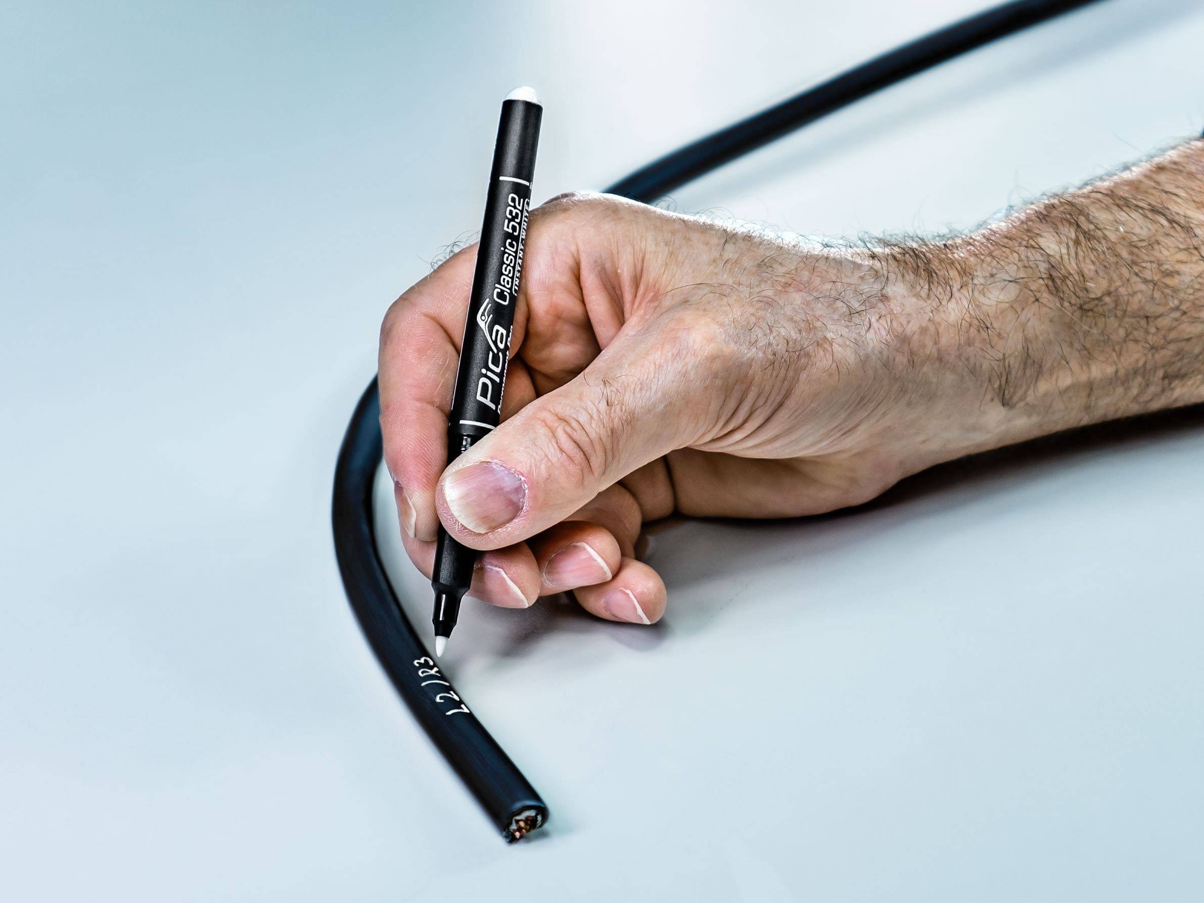 Pica Permanentmarker INSTANT white Rundsp 1-4mm SB