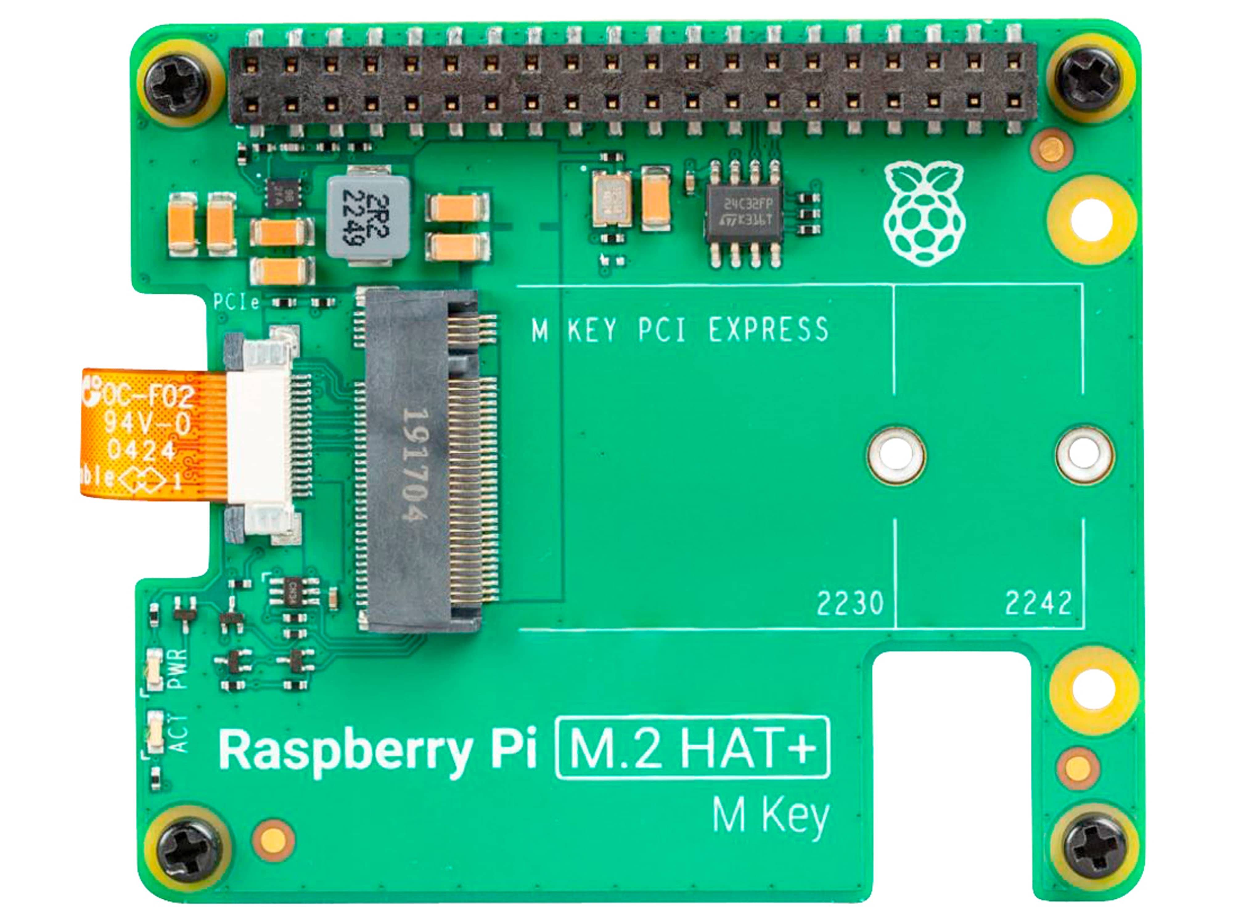 Raspberry Pi M.2 HAT+ Pi Erweiterungs-Platine Geeignet fuer 5