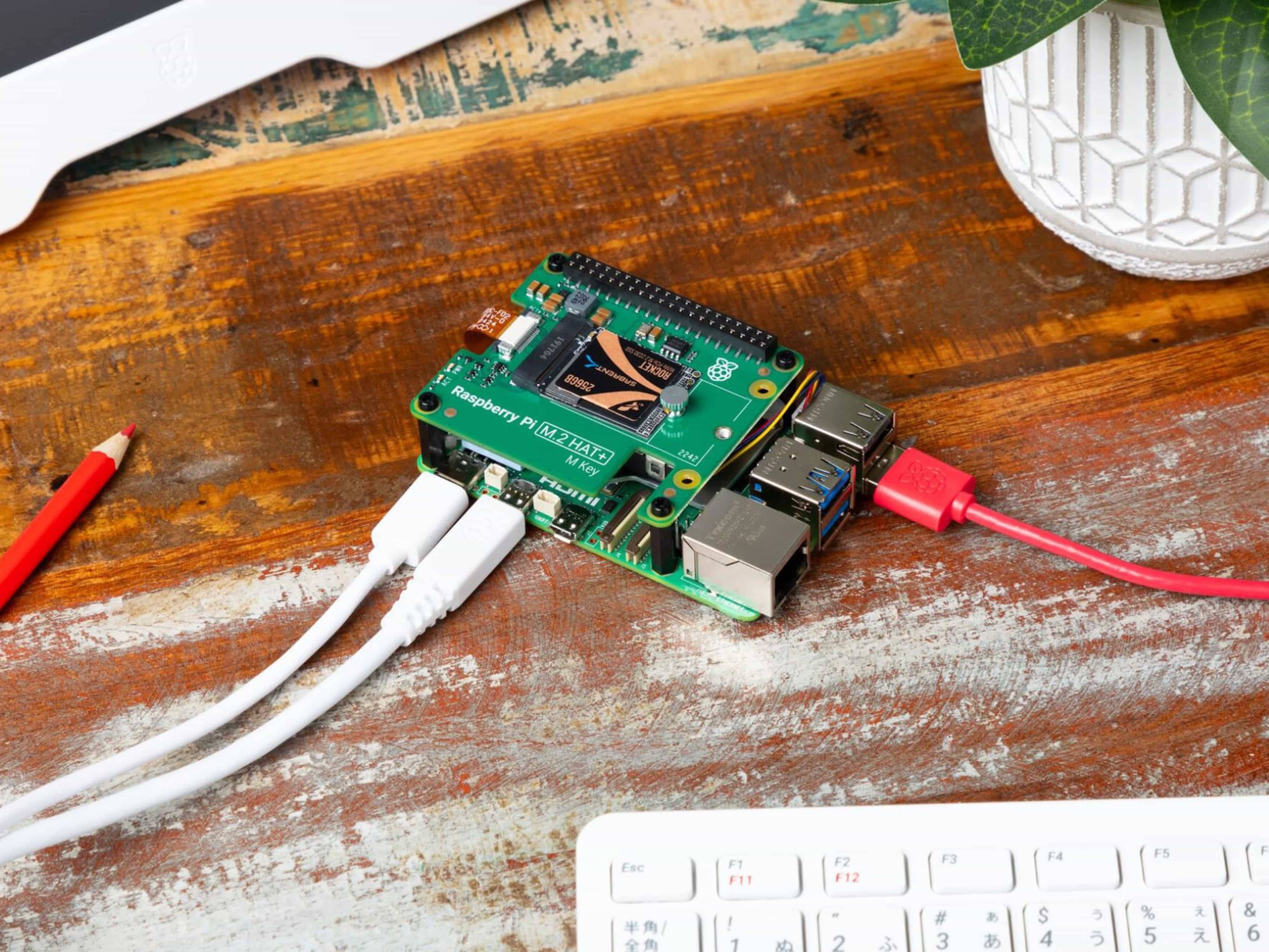 Raspberry Pi M.2 HAT+ Pi Erweiterungs-Platine Geeignet fuer 5